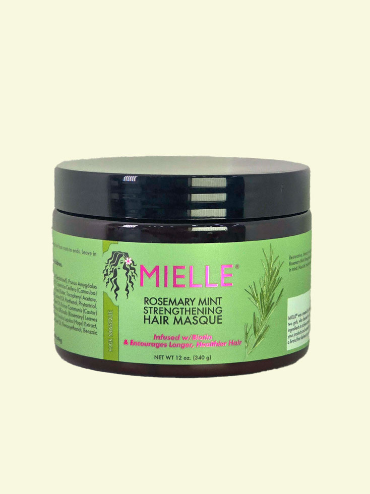 ماسک موی تقویت‌کننده رزماری و نعناع میِل (Mielle)